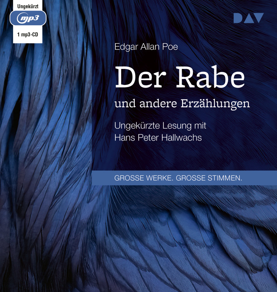 Der Rabe und andere Erzählungen, 1 Audio-CD, 1 MP3 (Edgar Allan Poe)