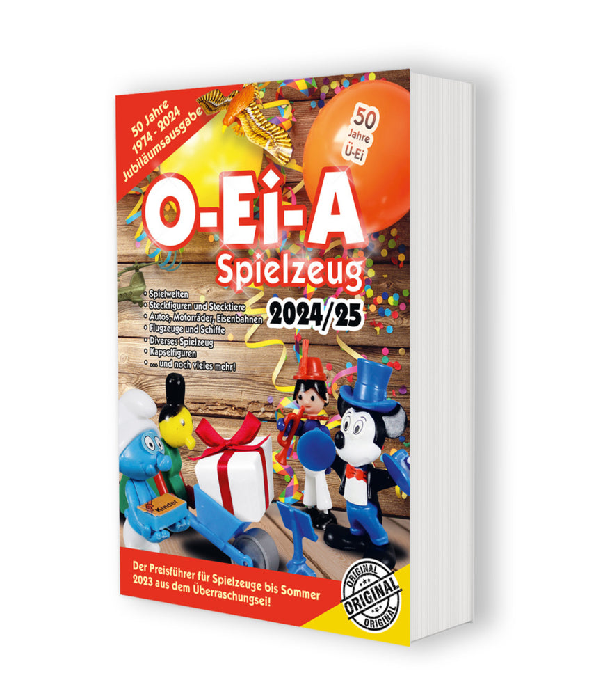 O-Ei-A Spielzeug 2024/25 - Der Preisführer für Spielzeuge aus dem Überraschungsei. (André Feiler)