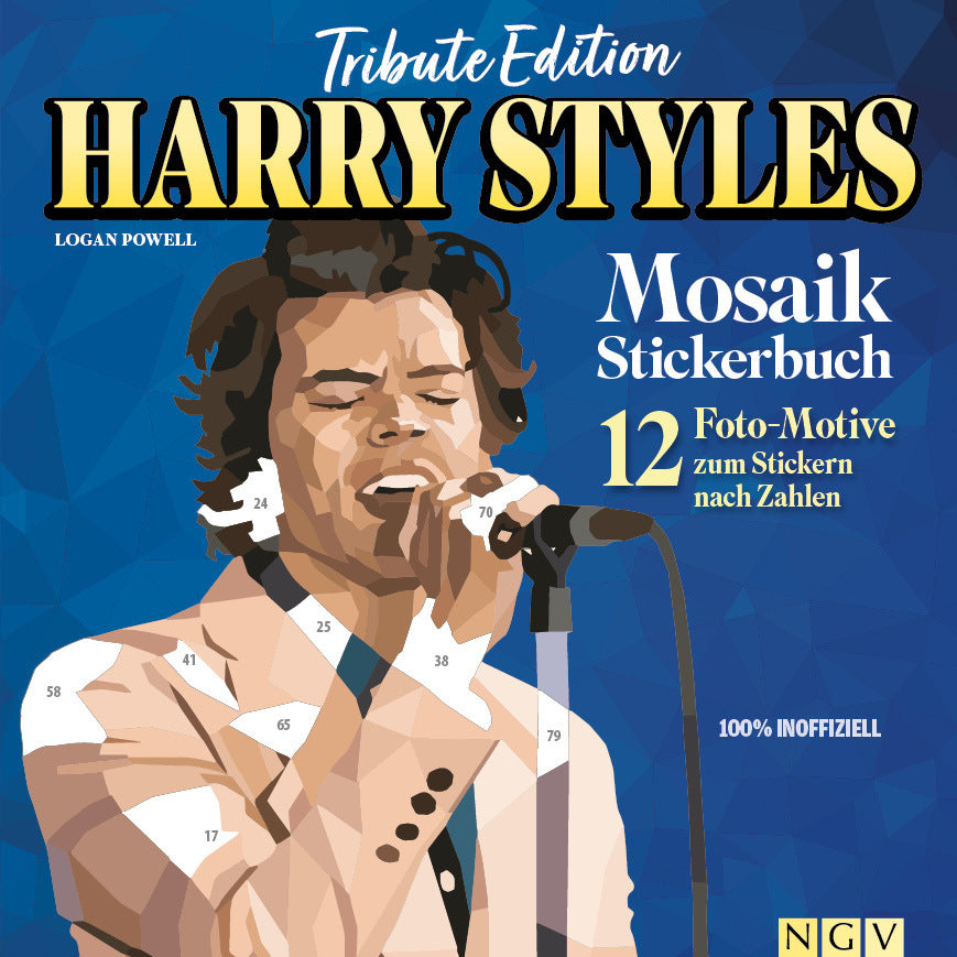 Tribute Edition Harry Styles Mosaik Stickerbuch (Logan Powell)