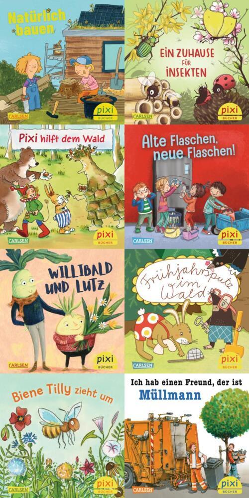 Pixi-8er-Set 299: Pixi setzt sich für die Umwelt ein (8x1 Exemplar), 8 Teile (Diverse)