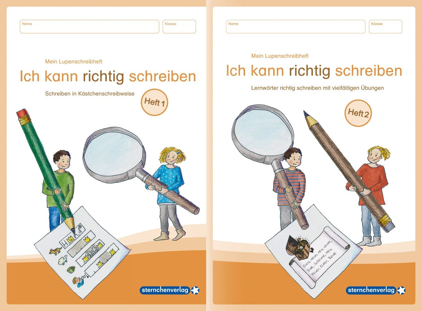 Mein Lupenschreibheft 1 und 2 - Ich kann richtig schreiben (Sternchenverlag Gmbh)