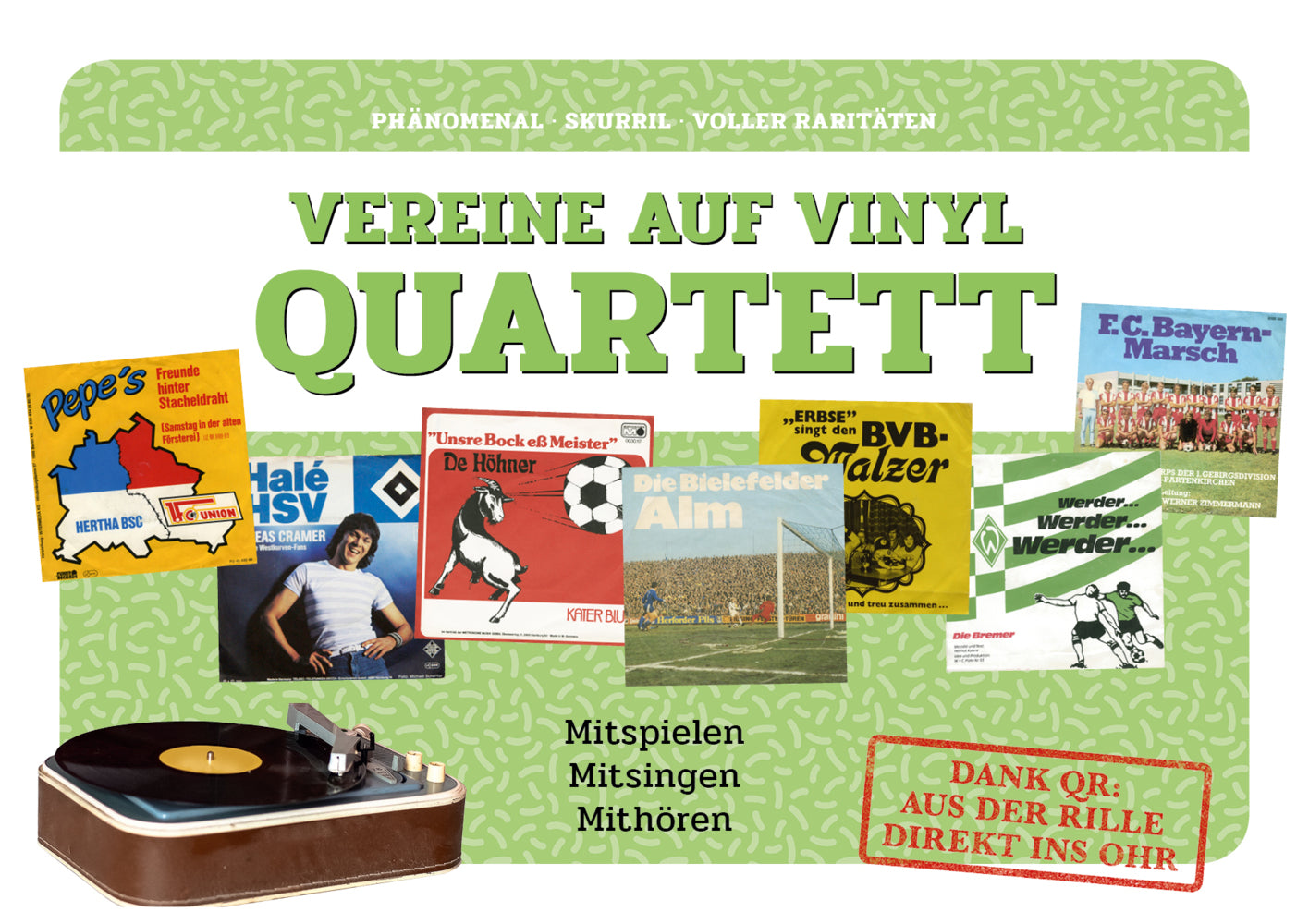 Vereine auf Vinyl Quartett, m. 1 Beilage, m. 1 Beilage, 64 Teile (Buschfunk Musikverlag Gmbh)