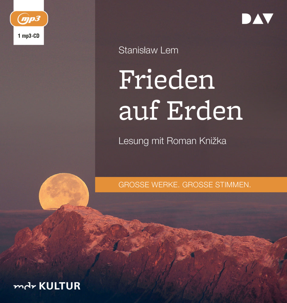Frieden auf Erden, 1 Audio-CD, 1 MP3 (Stanislaw Lem)