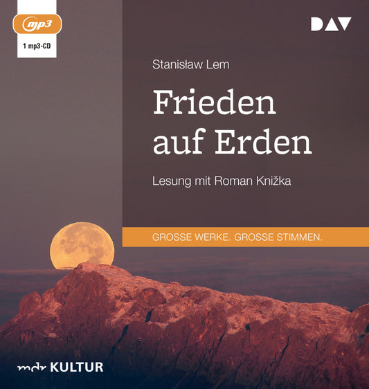 Frieden auf Erden, 1 Audio-CD, 1 MP3 (Stanislaw Lem)