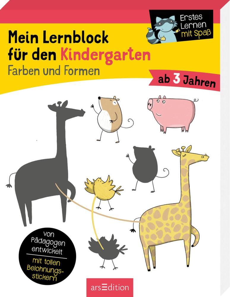 Mein Lernblock für den Kindergarten - Farben und Formen (Hannah Lang)