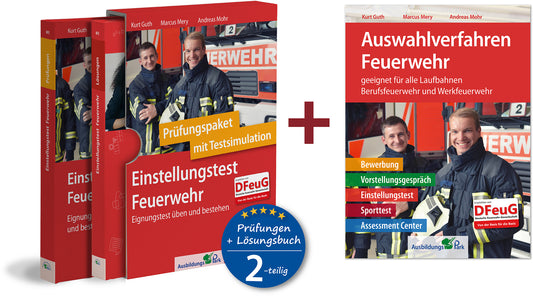 Sparpaket - Einstellungstest + Auswahlverfahren Feuerwehr (Kurt Guth)