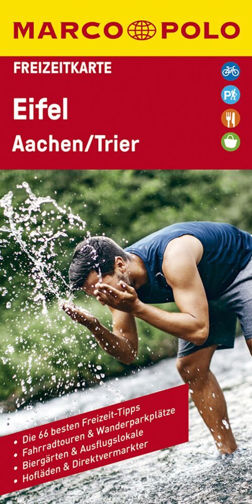 MARCO POLO Freizeitkarte 25 Eifel, Aachen, Trier 1:120.000 (Marco Polo Verlag)