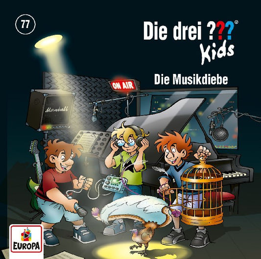 Die drei ??? Kids - Die Musikdiebe.Tl.77, 1 Audio-CD