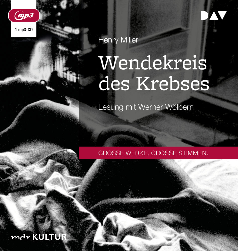 Wendekreis des Krebses, 1 Audio-CD, 1 MP3 (Henry Miller)