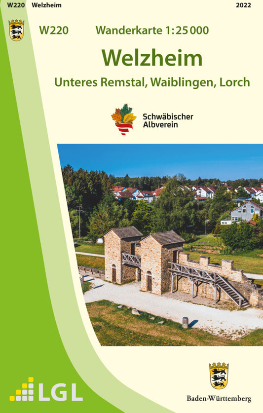 Topographische Wanderkarte Baden-Württemberg Welzheim (Landesamt Für Geoinformation Und Landentwicklung Baden-Württemberg)