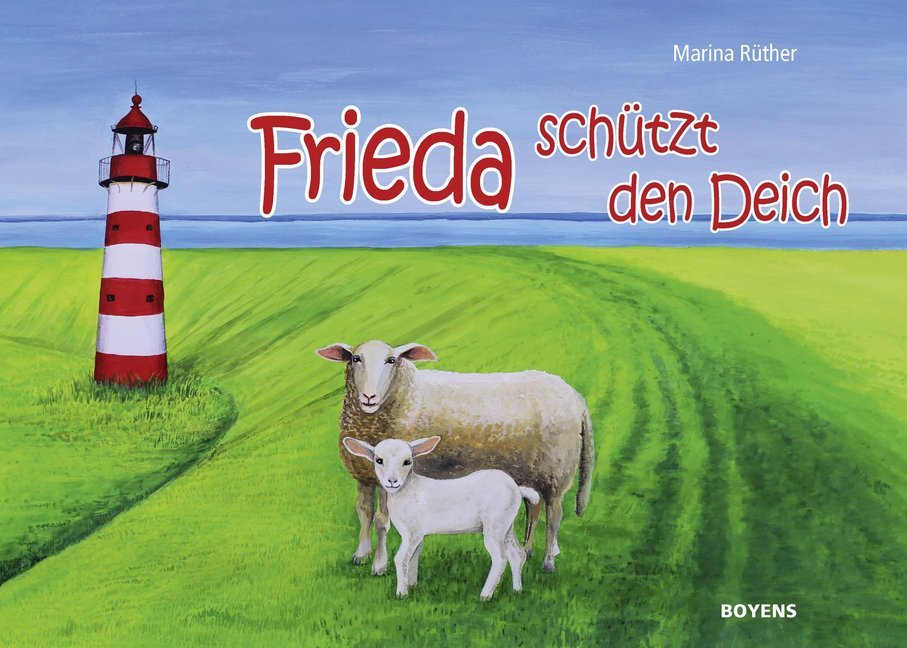 Frieda schützt den Deich (Marina Rüther)