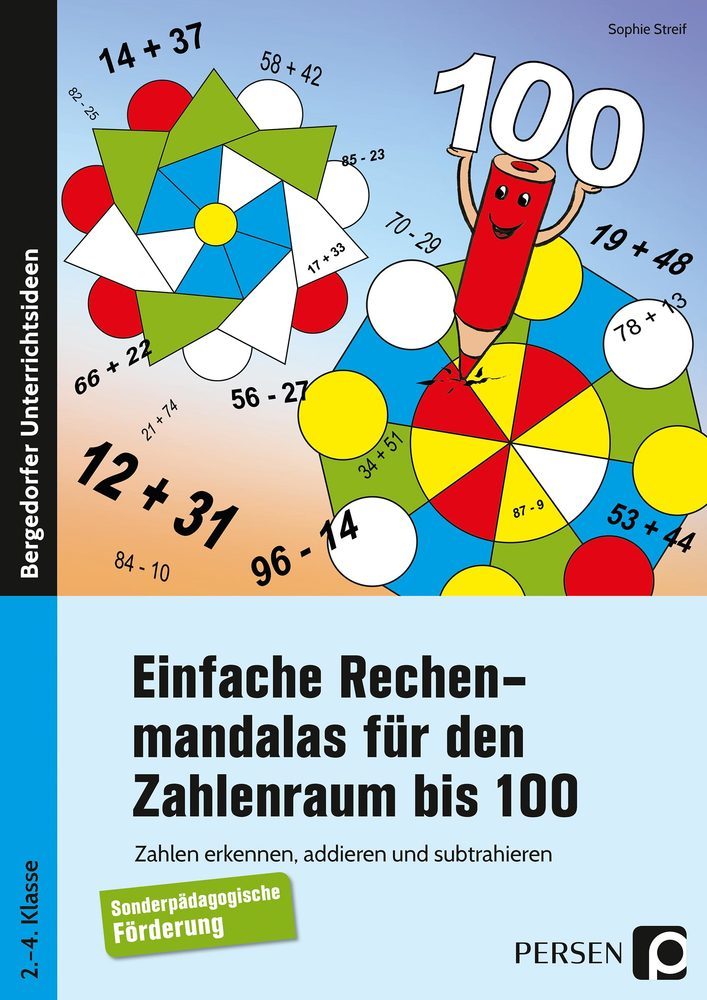 Einfache Rechenmandalas für den Zahlenraum bis 100 (Sophie Streif)