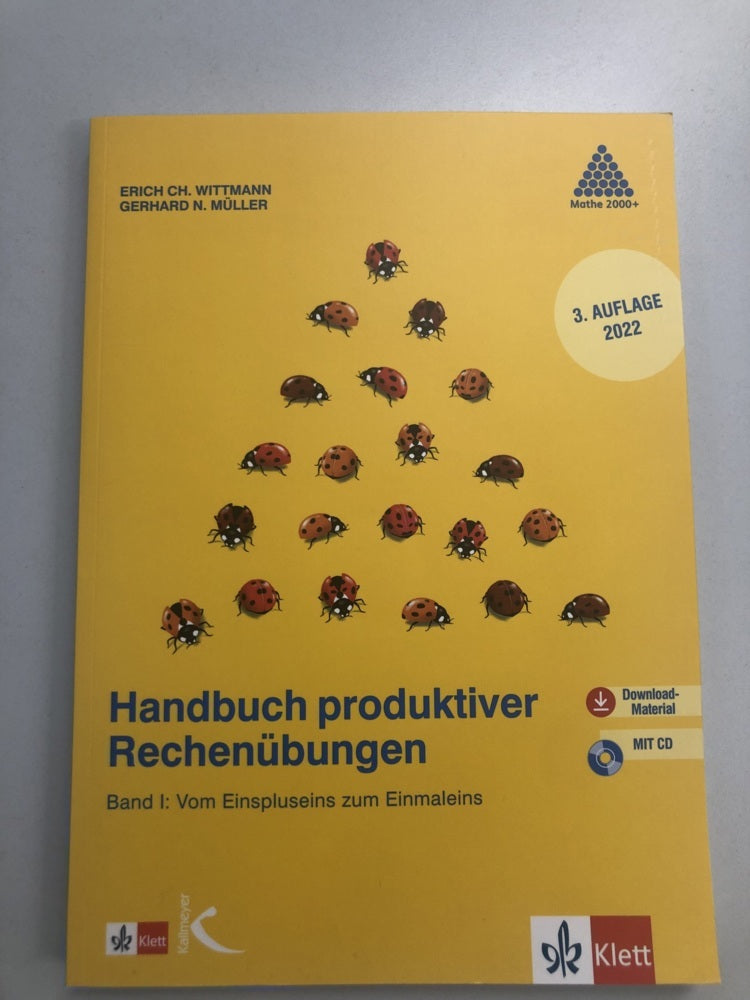Handbuch produktiver Rechenübungen. Band 1: Vom Einspluseins zum Einmaleins, m. 1 CD-ROM (Erich Ch. Wittmann)