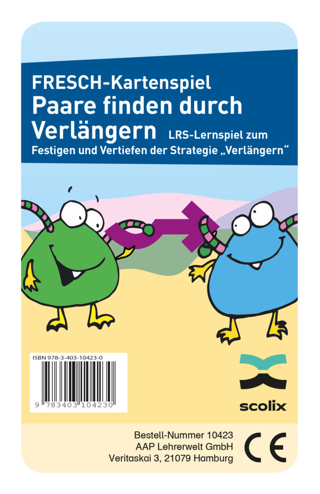 FRESCH-Kartenspiel: Paare finden durch Verlängern (Kartenspiel) (Corinne Zimmermann)