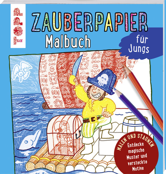 Zauberpapier Malbuch für Jungs (Norbert Pautner)