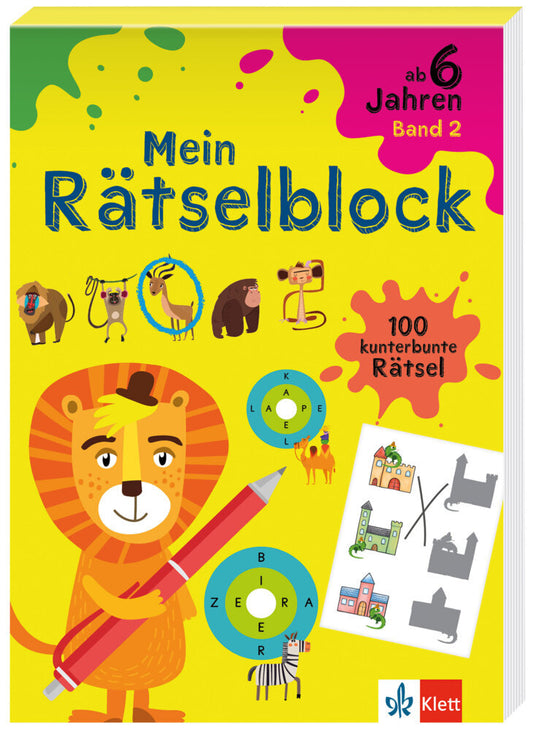 Klett Mein Rätselblock ab 6 Jahren Band 2