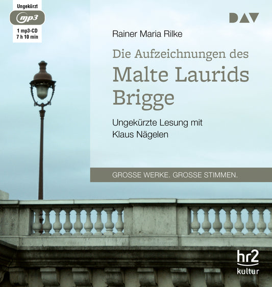 Die Aufzeichnungen des Malte Laurids Brigge, 1 Audio-CD, 1 MP3 (Rainer Maria Rilke)