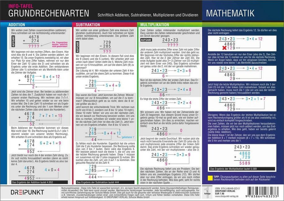 Grundrechenarten, 1 Tafel (Michael Schulze)