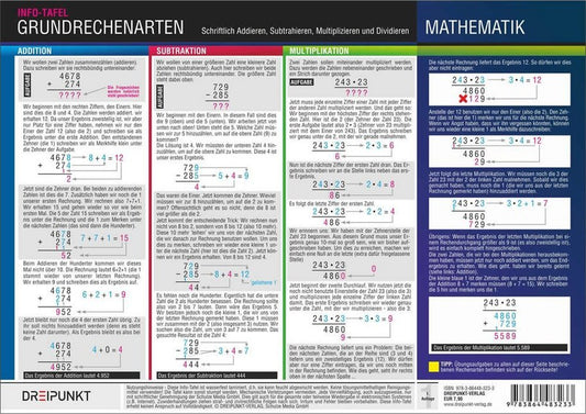 Grundrechenarten, 1 Tafel (Michael Schulze)