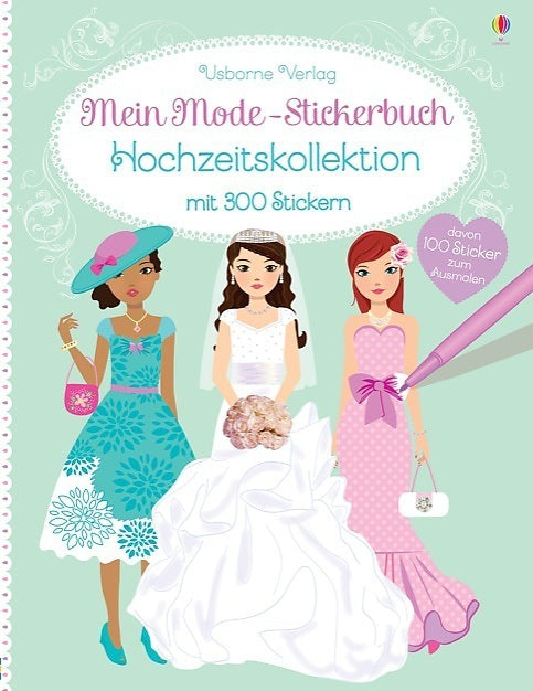 Mein Mode-Stickerbuch: Hochzeitskollektion (Fiona Watt)