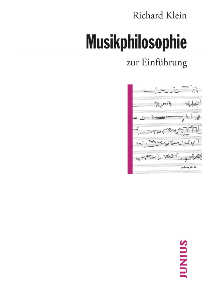 Musikphilosophie zur Einführung (Richard Klein)