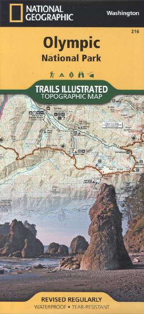 National Geographic Trails Illustrated Map Olympic National Park