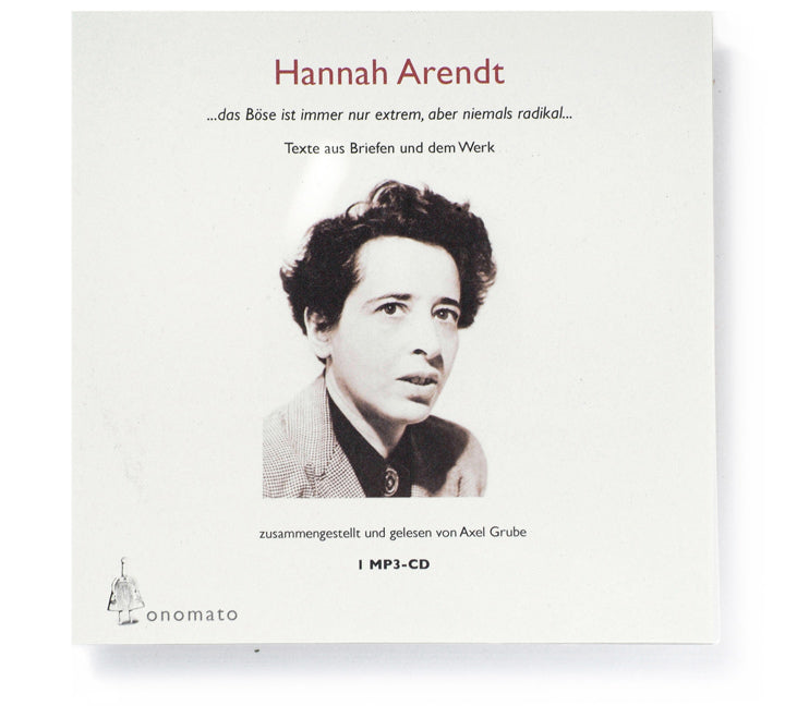 Hannah Arendt. Ein fragmentarisches Werkportrait, 1 MP3-CD (Hannah Arendt)