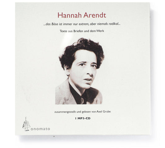 Hannah Arendt. Ein fragmentarisches Werkportrait, 1 MP3-CD (Hannah Arendt)