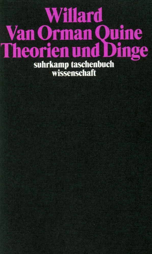 Theorien und Dinge (Willard Van Orman Quine)
