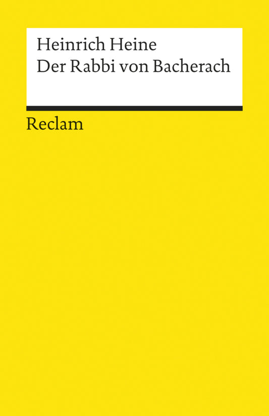 Der Rabbi von Bacherach (Heinrich Heine)
