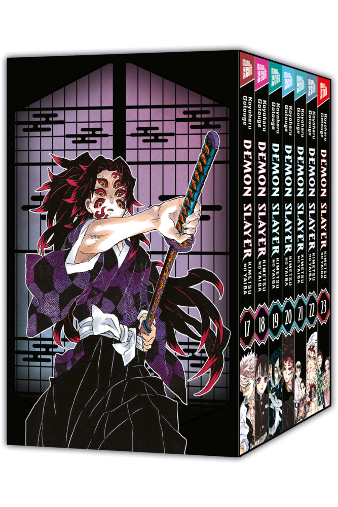 Demon Slayer - Kimetsu no Yaiba - 17-23 mit Schuber (Koyoharu Gotouge)