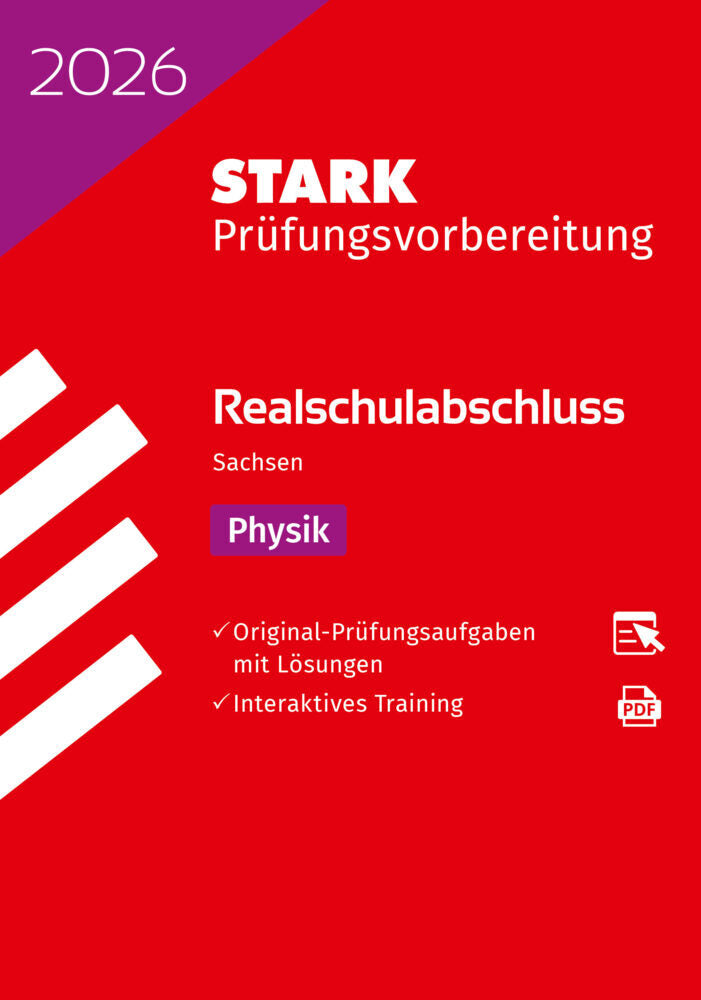 STARK Physik - Realschulabschluss 2026 Sachsen - Prüfungsvorbereitung, m. 1 Buch, m. 1 Beilage