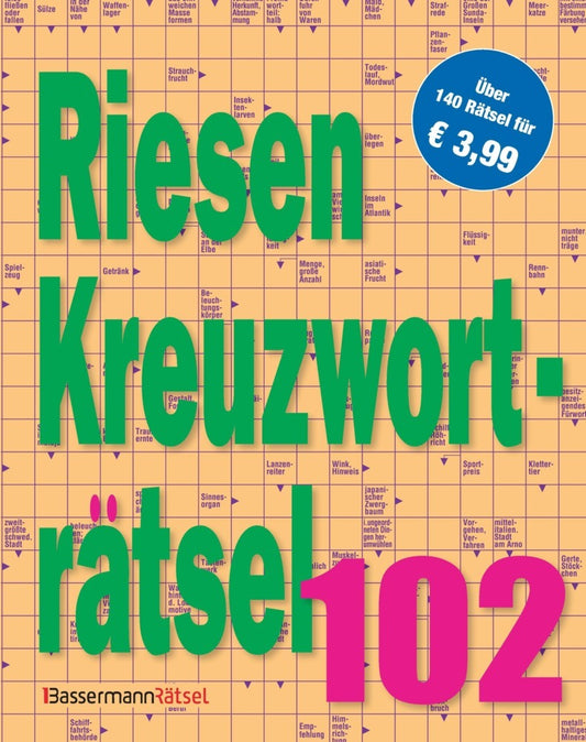 Riesen-Kreuzworträtsel 102 (Eberhard Krüger)
