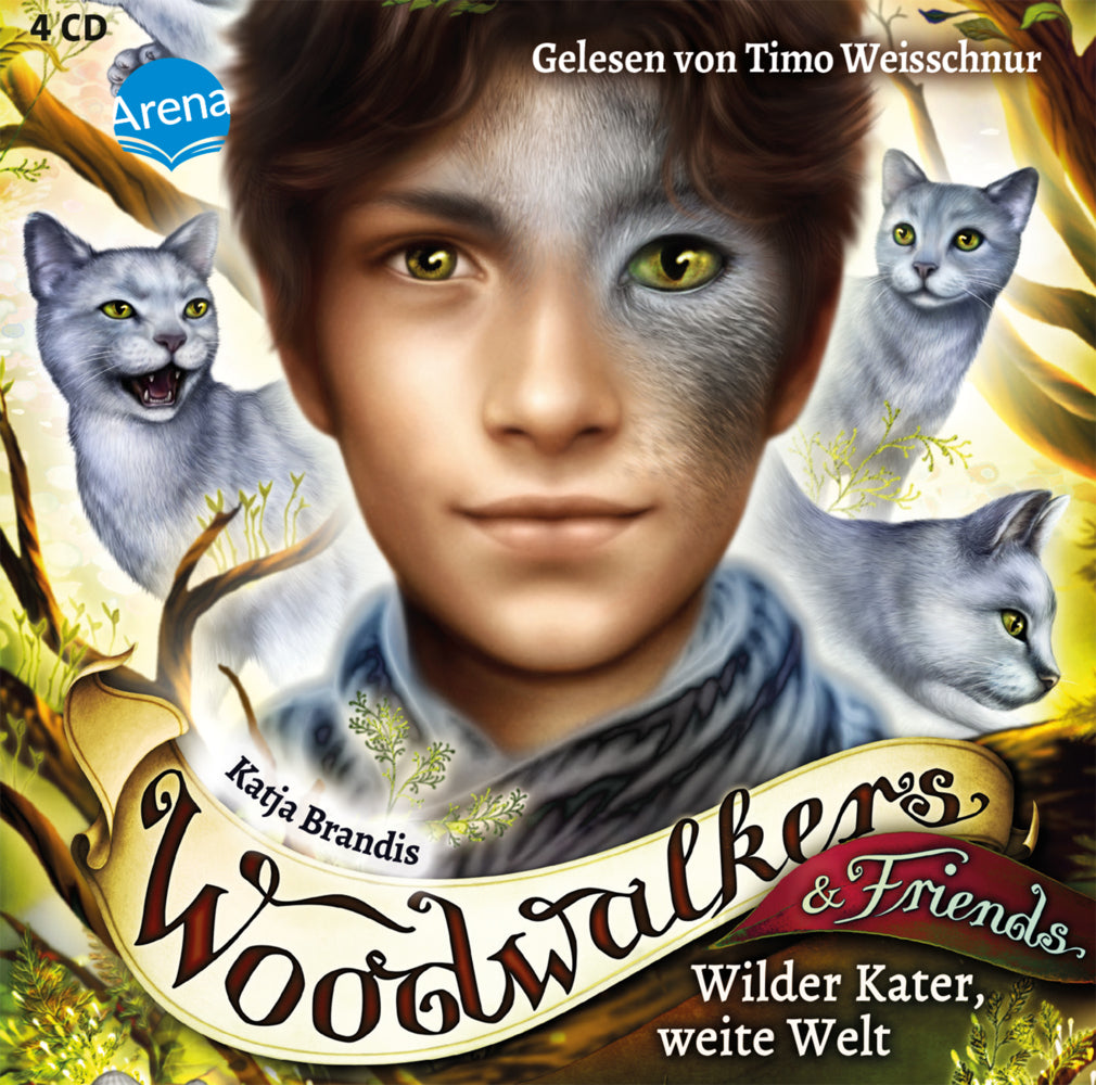 Woodwalkers & Friends. Wilder Kater, weite Welt, 4 Audio-CD (Katja Brandis)