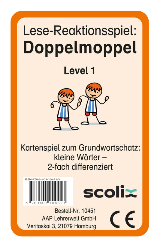 Lese-Reaktionsspiel: Doppelmoppel Level 1 (Christine Von Pufendorf)