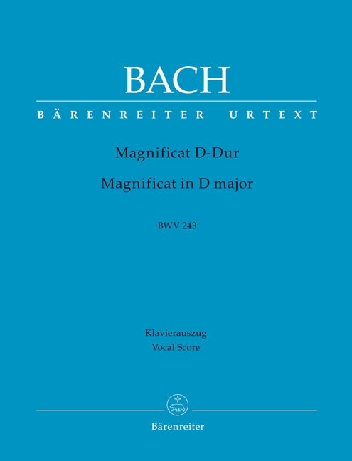 Magnificat D-Dur BWV 243, Klavierauszug (Johann Sebastian Bach)