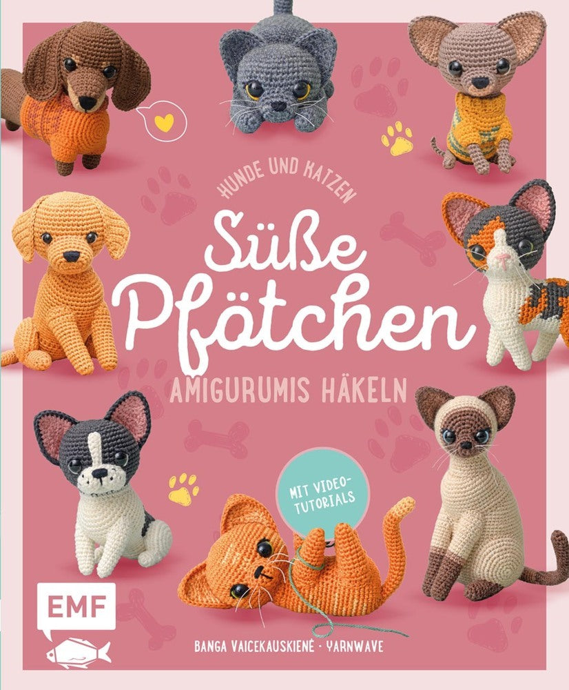 Süße Pfötchen - Hunde und Katzen als Amigurumis häkeln (Banga Vaicekauskien_)