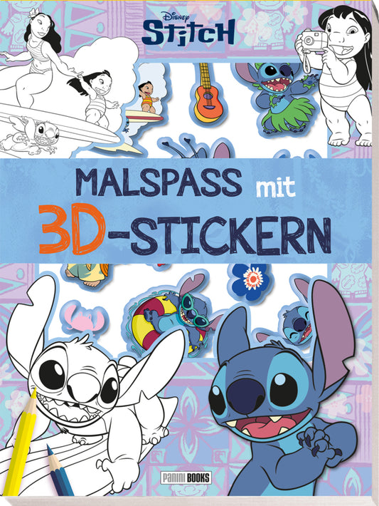 Disney Stitch: Malspaß mit 3D-Stickern (Disney)