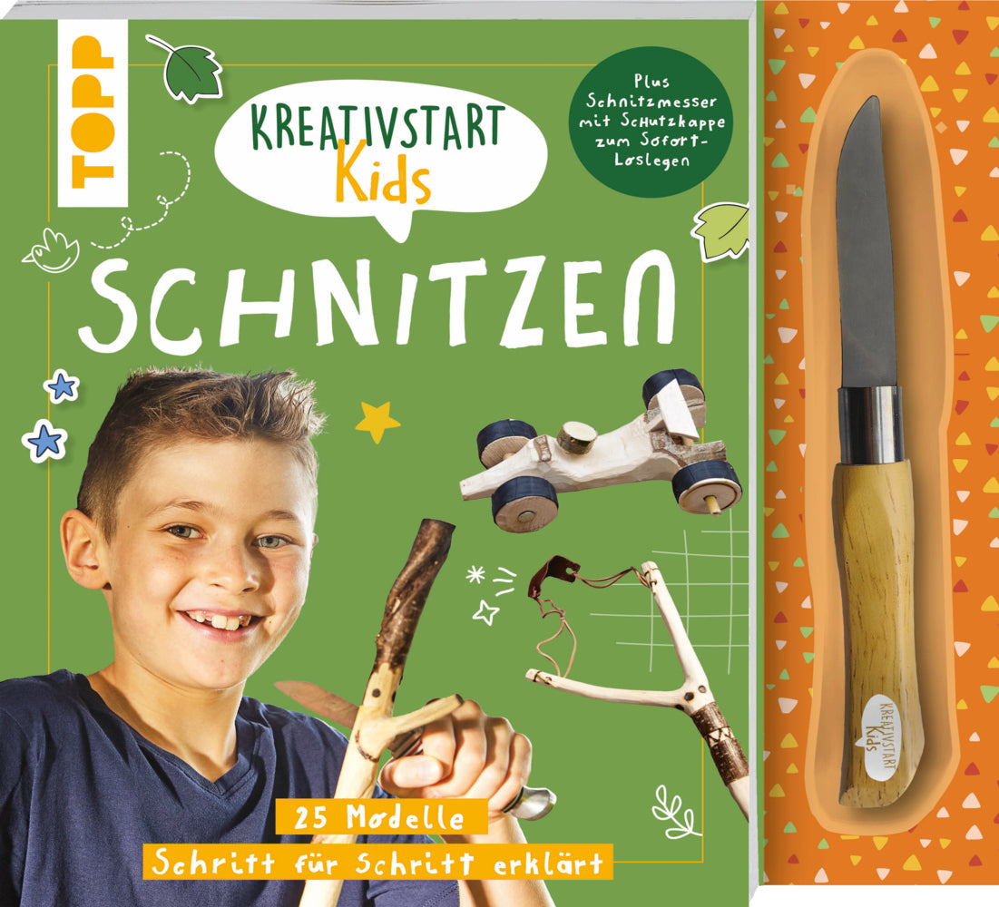 Kreativstart Kids Schnitzen. Anleitungsbuch und Material (Markus Stickling)