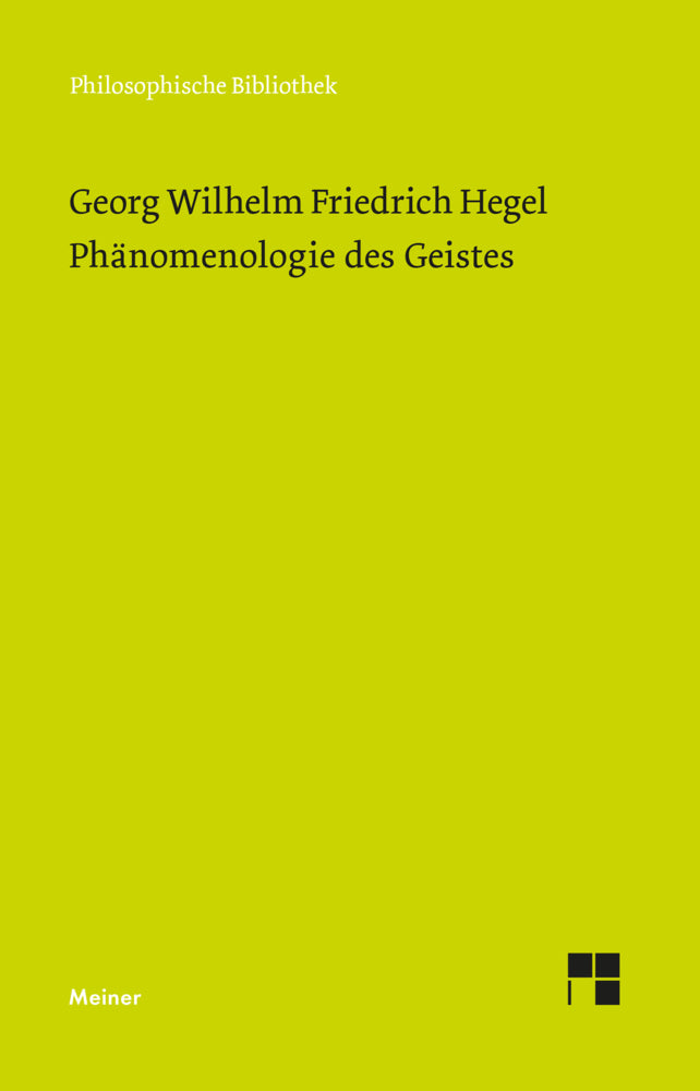 Phänomenologie des Geistes (Georg Wilhelm Friedrich Hegel)