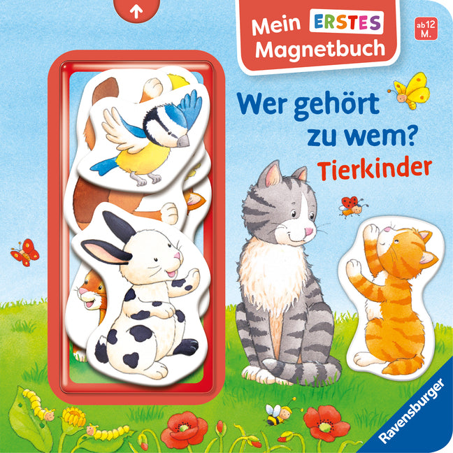 Mein erstes Magnetbuch - Wer gehört zu wem? Tierkinder (Sandra Grimm)