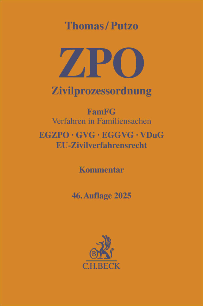 Zivilprozessordnung. ZPO (Heinz Thomas)
