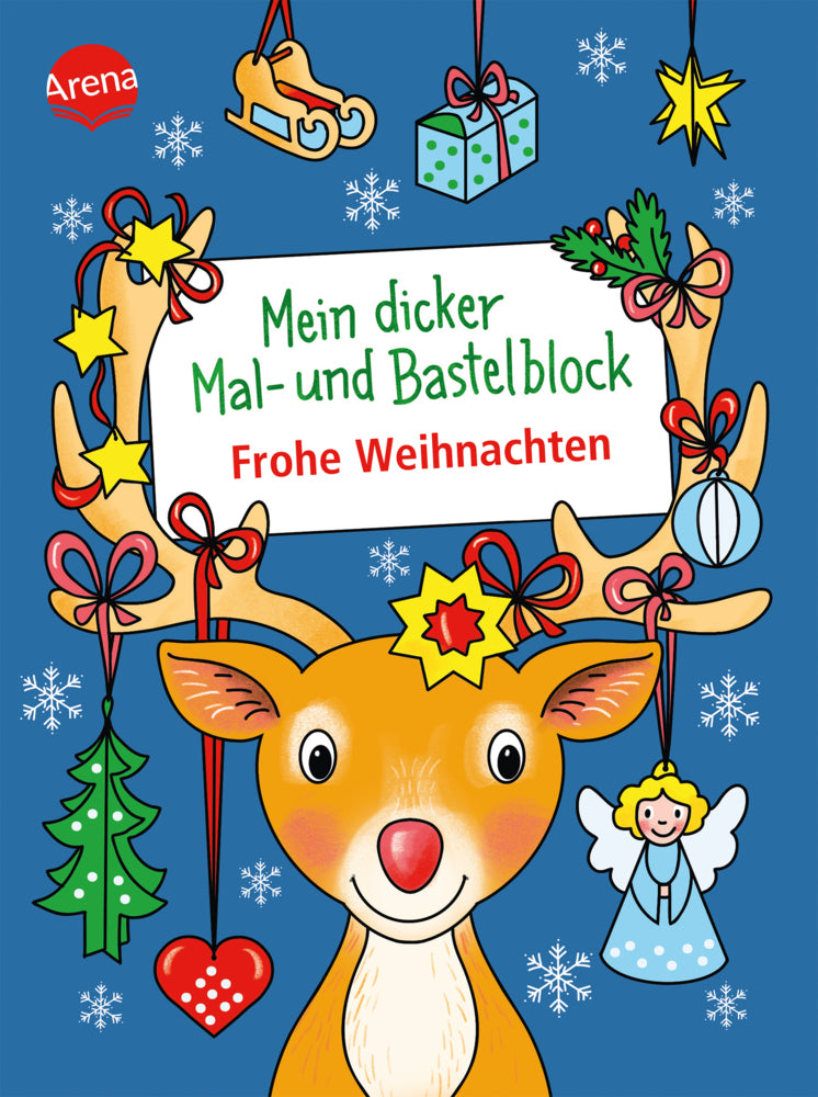 Mein dicker Mal- und Bastelblock. Frohe Weihnachten (Corina Beurenmeister)