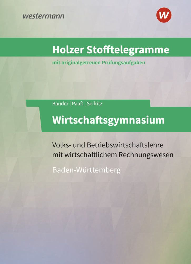 Holzer Stofftelegramme Baden-Württemberg - Wirtschaftsgymnasium (Christian Seifritz)