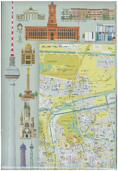 Berliner Wahrzeichenplan