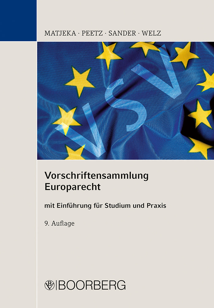 Vorschriftensammlung Europarecht (Manfred Matjeka)