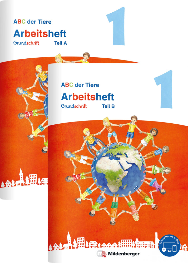 ABC der Tiere 1 Neubearbeitung - Arbeitsheft Grundschrift, Teil A und B (Klaus Kuhn)