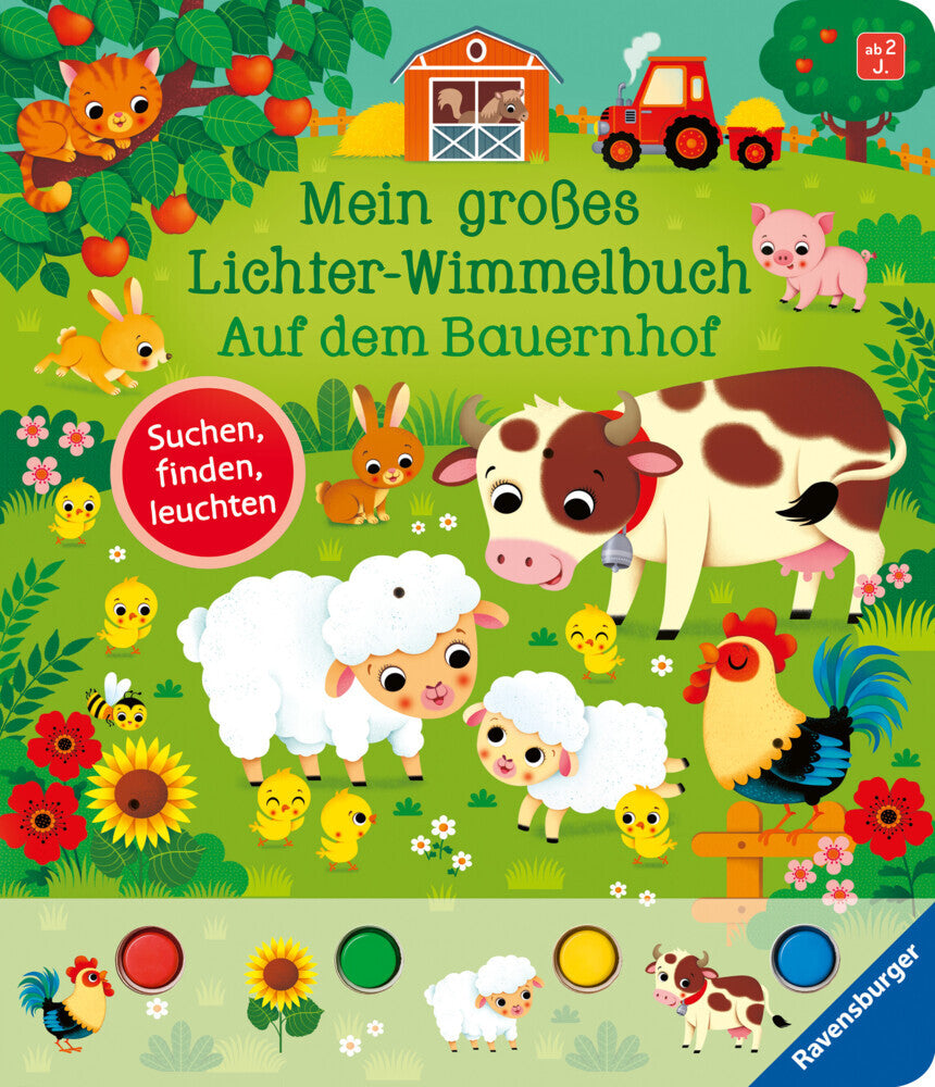 Mein großes Lichter-Wimmelbuch - Auf dem Bauernhof (Sandra Grimm)