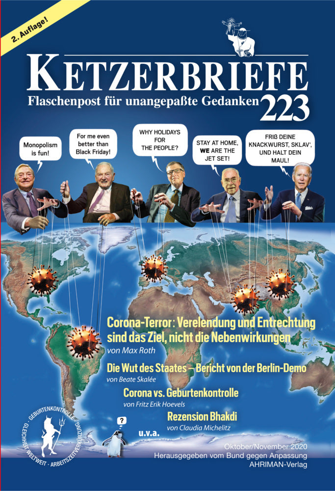 Corona-Terror: Verelendung und Entrechtung sind das Ziel, nicht die Nebenwirkungen (Max Roth)