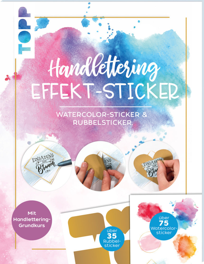 Handlettering Effekt-Stickerbuch (Ludmila Blum)